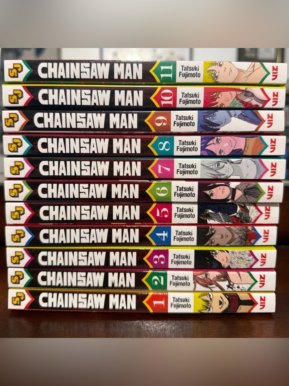 Chainsaw Man Volume 1-11 Manga by Tatsuki Fujimoto Viz Media Shonen Jump
